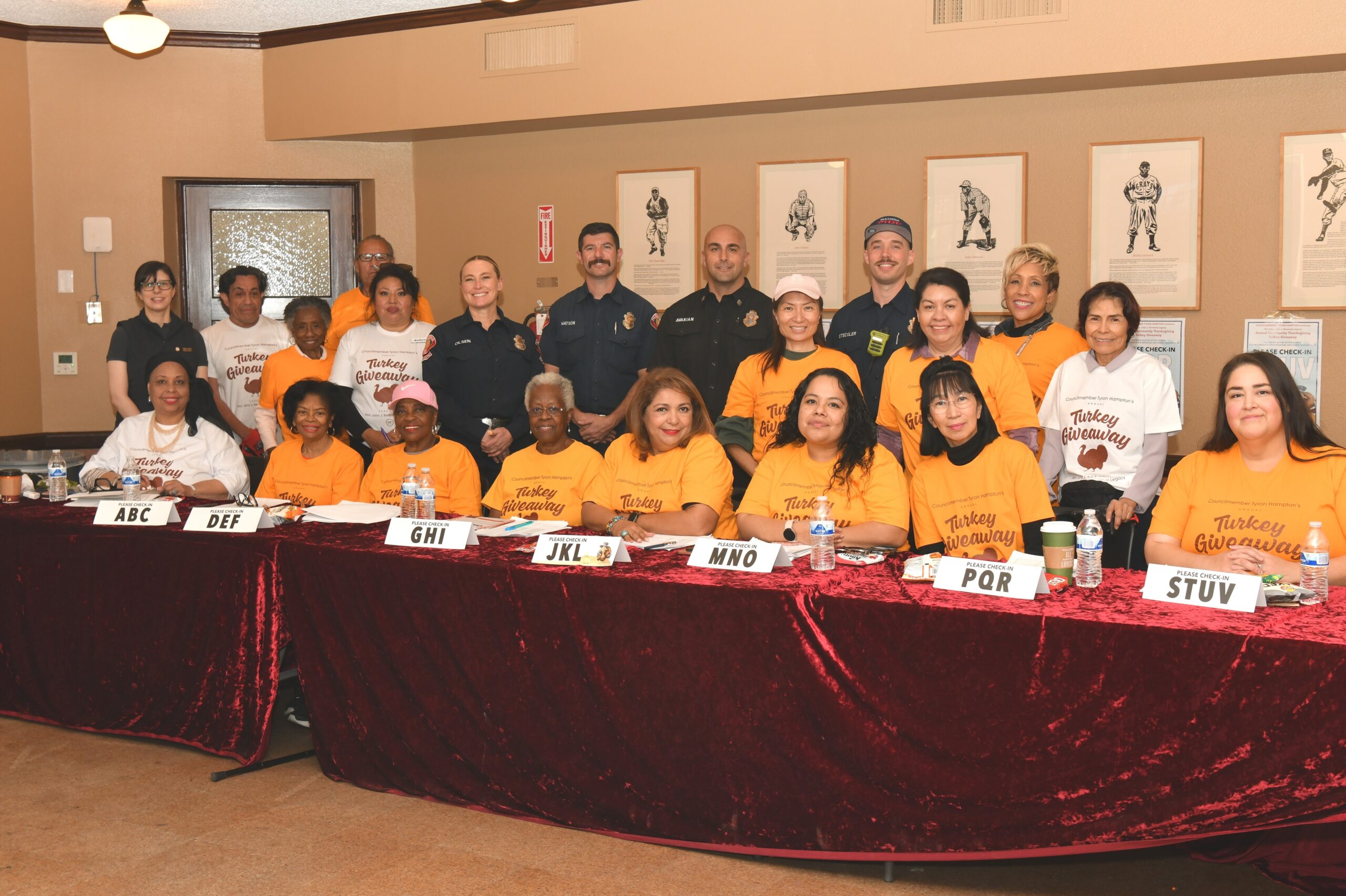 Turkey Harvest Market Volunteers
