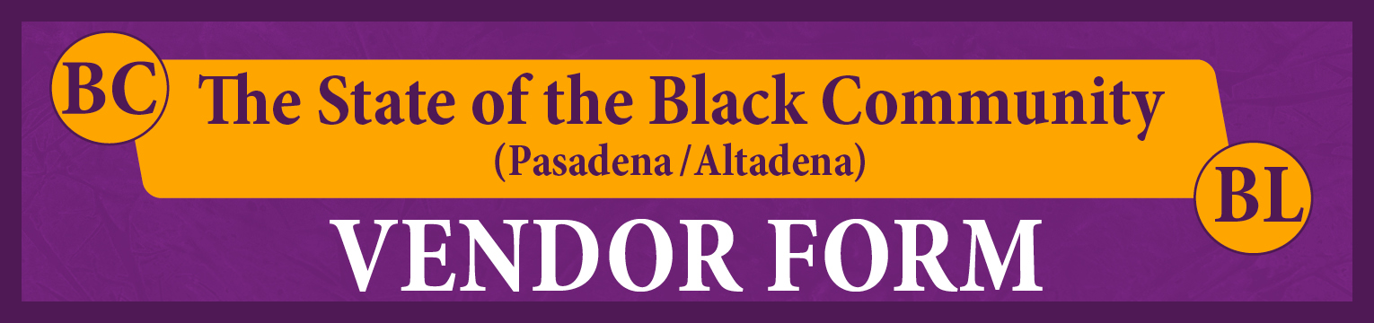 Tabling and Booth Vendor - State of the Black Community